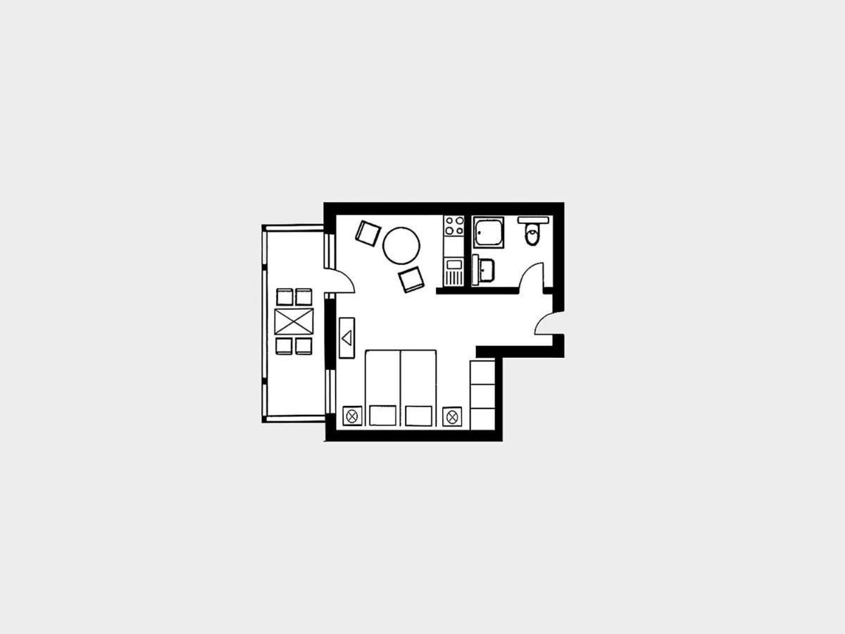 Strandvillen Binz - 1-Raum-Ferienwohnung Mit Balkon Sv-557 외부 사진